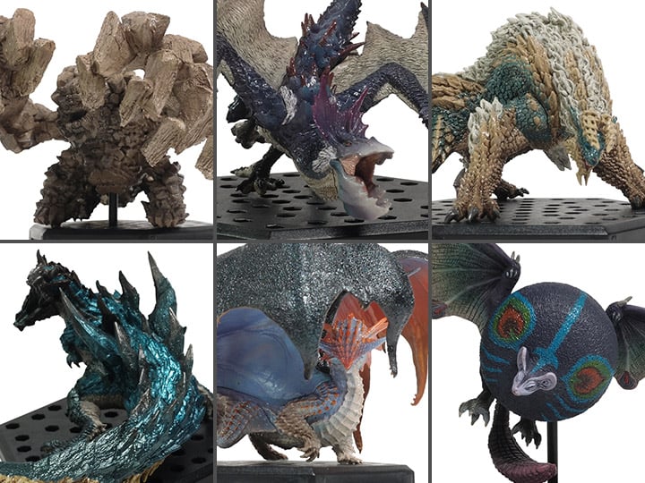 Monster Hunter Capcom Figure Builder Standard Model Plus Vol.17 Box of 6 Figures Gallery Image 1