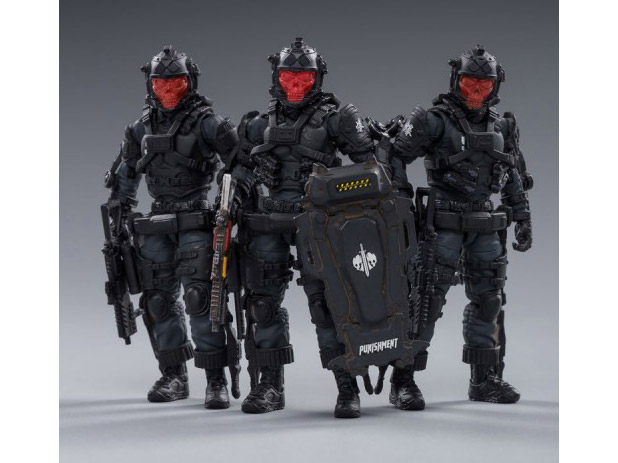 Hardcore Coldplay Skeleton Force & Selena Hell Grim Reaper 1/18 Scale Figure Set Gallery Image 3