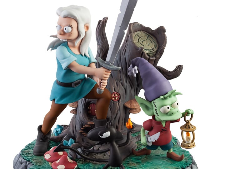 Disenchantment The Princess The Elf and The Demon Statue Gallery Image 1