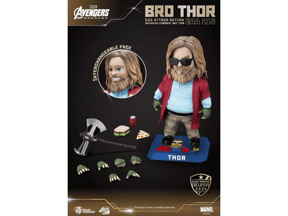 Avengers: Endgame Egg Attack Action EAA-116 Bro Thor SDCC 2020 Exclusive Gallery Image 7