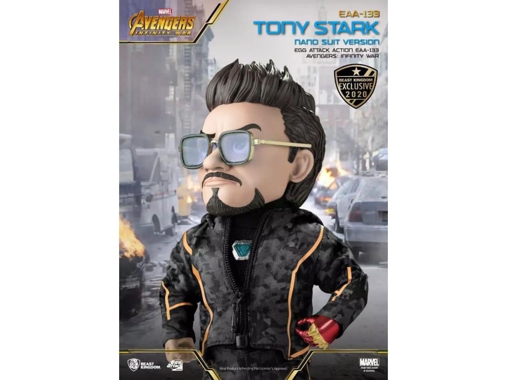 Avengers: Endgame Egg Attack Action EAA-133 Tony Stark SDCC 2020 Exclusive Gallery Image 9