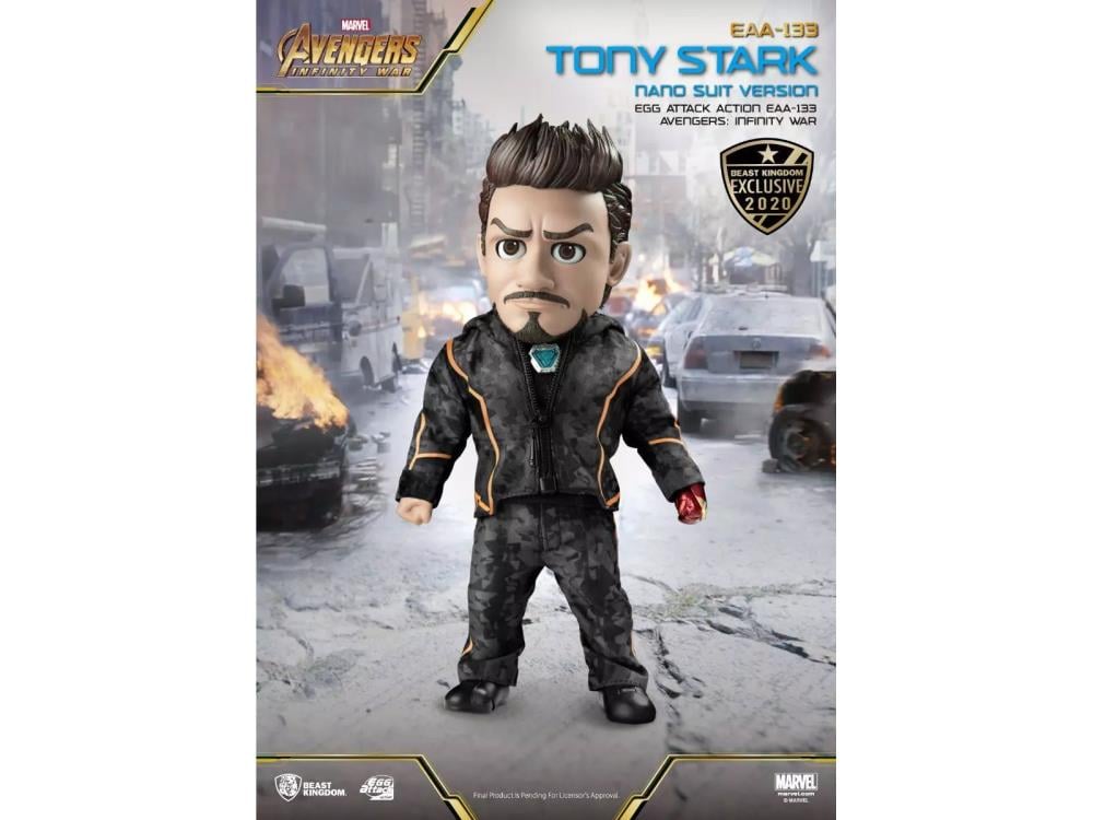 Avengers: Endgame Egg Attack Action EAA-133 Tony Stark SDCC 2020 Exclusive Gallery Image 3