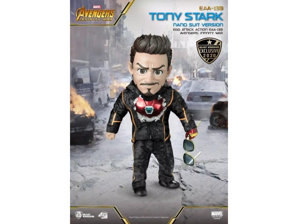 Avengers: Endgame Egg Attack Action EAA-133 Tony Stark SDCC 2020 Exclusive Gallery Image 7