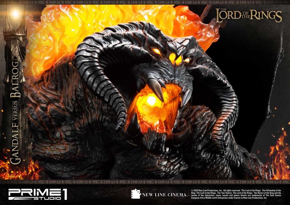 The Lord of the Rings Premium Masterline Gandalf Versus Balrog Limited Edition Statue Gallery Image 10