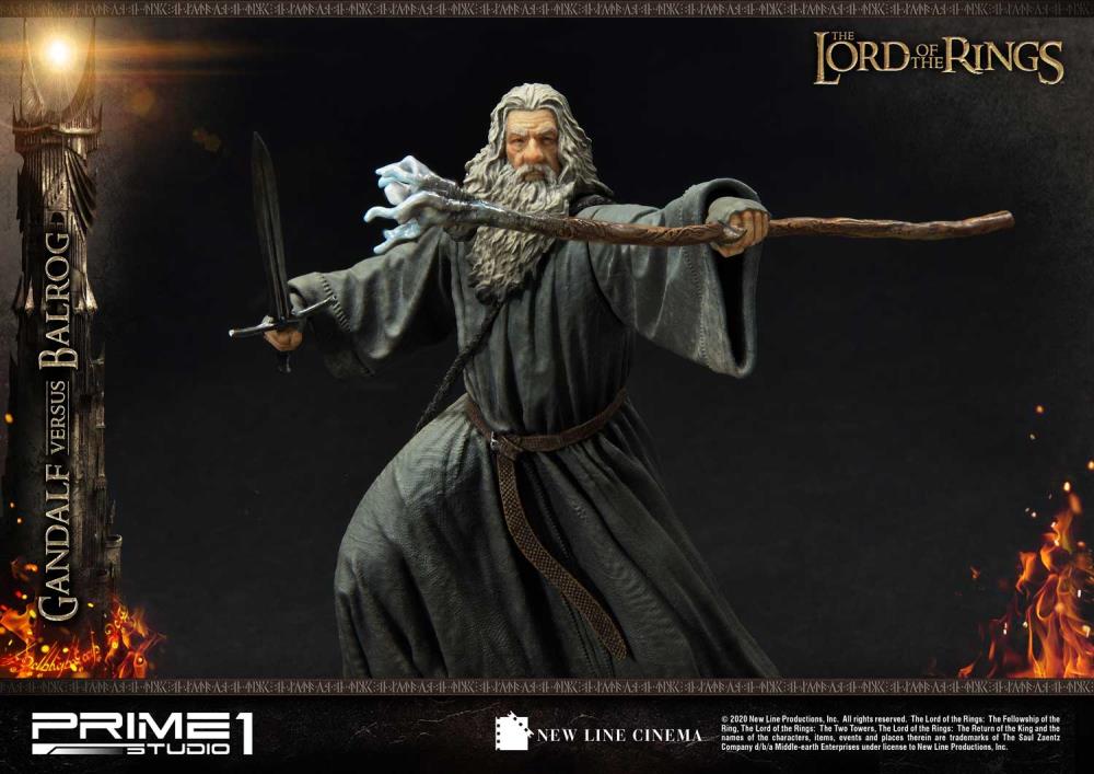 The Lord of the Rings Premium Masterline Gandalf Versus Balrog Limited Edition Statue Gallery Image 14