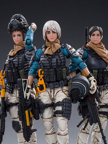 Battle for the Stars Starhawk 12th Peron Patrol 1/18 Scale Figure Set Gallery Image 2