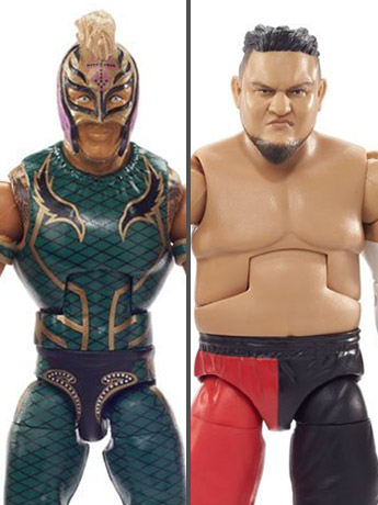 WWE Elite Collection Rey Mysterio & Samoa Joe Two-Pack Gallery Image 2
