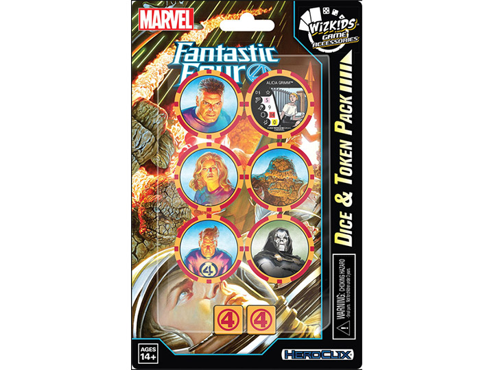 Marvel HeroClix Fantastic Four Dice & Token Pack Gallery Image 1