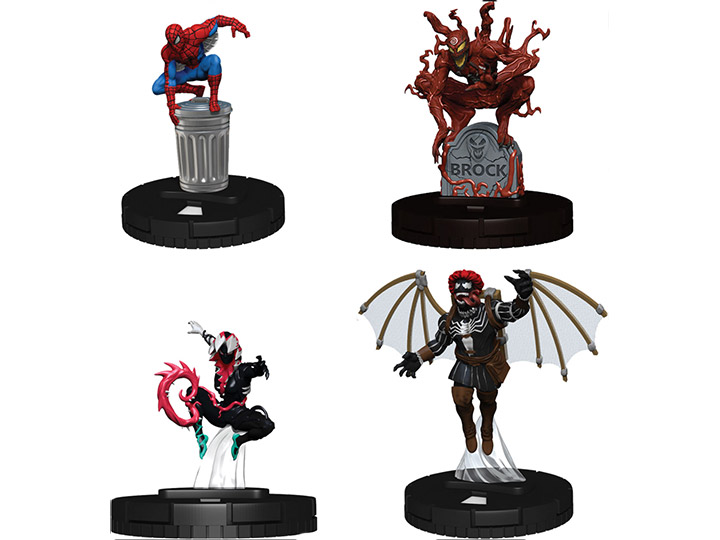 Marvel HeroClix: Spider-Man and Venom Absolute Carnage Booster Pack of 5 Figures Gallery Image 1