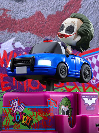 The Dark Knight CosRider The Joker & Police Car Set Gallery Image 2