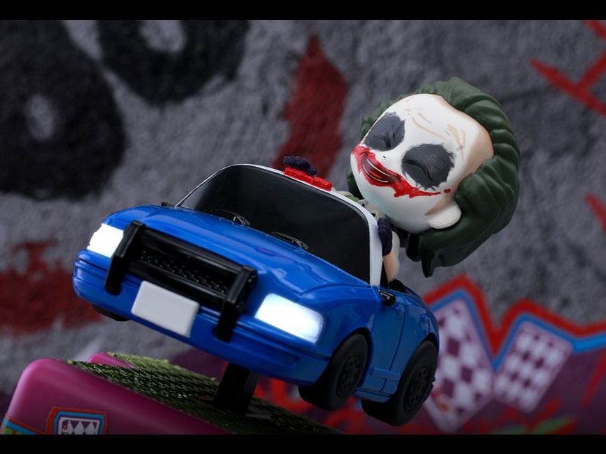 The Dark Knight CosRider The Joker & Police Car Set Gallery Image 4