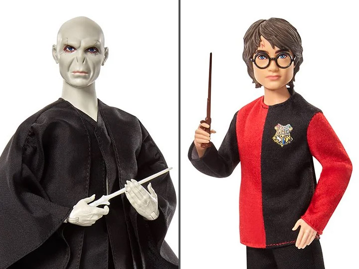 Harry Potter and the Goblet of Fire Harry Potter & Lord Voldemort Doll Two-Pack Gallery Image 1
