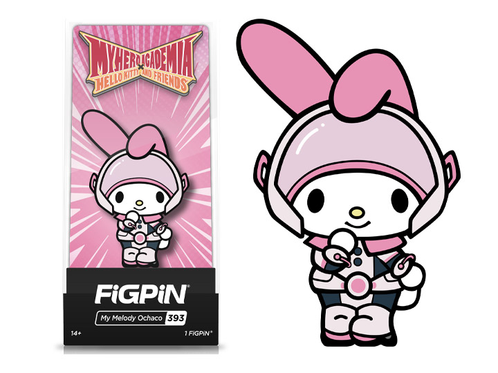 Sanrio x My Hero Academia FiGPiN #393 My Melody Ochaco Gallery Image 1