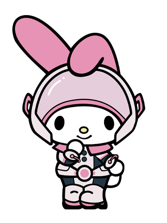 Sanrio x My Hero Academia FiGPiN #393 My Melody Ochaco Gallery Image 2
