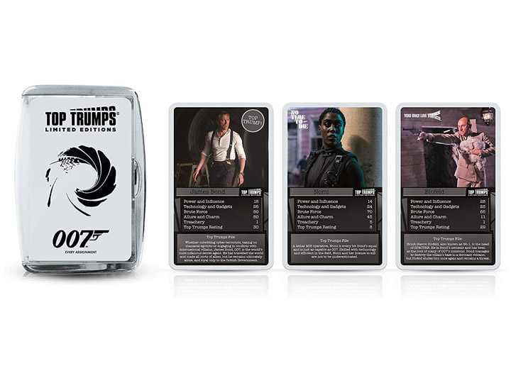 James Bond Top Trumps 007 The Best of Bond Card Game Gallery Image 1