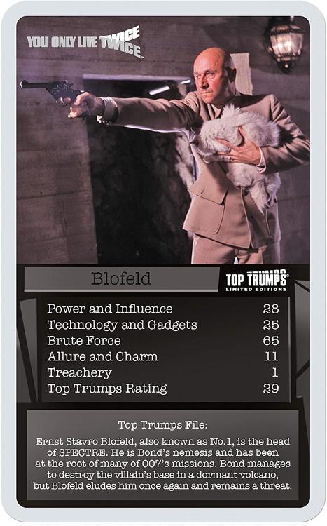 James Bond Top Trumps 007 The Best of Bond Card Game Gallery Image 4