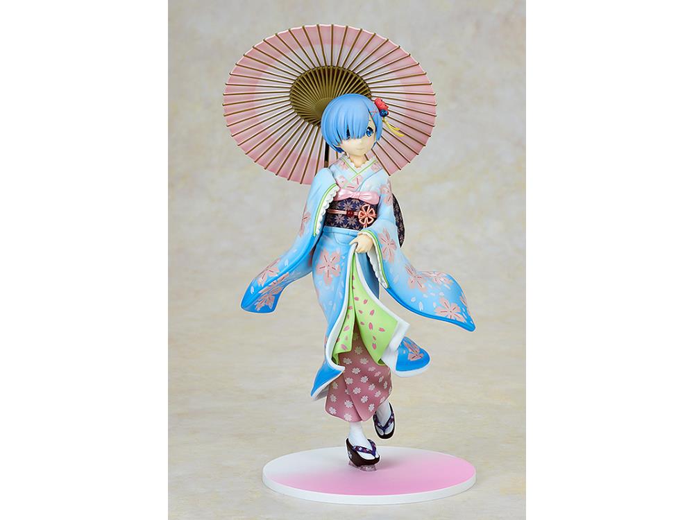 Re:Zero Starting Life in Another World Rem (Ukiyo-e Cherry Blossom Ver.) 1/8 Scale Figure Gallery Image 8