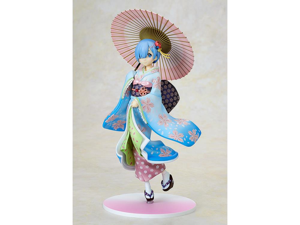 Re:Zero Starting Life in Another World Rem (Ukiyo-e Cherry Blossom Ver.) 1/8 Scale Figure Gallery Image 4