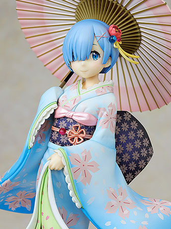 Re:Zero Starting Life in Another World Rem (Ukiyo-e Cherry Blossom Ver.) 1/8 Scale Figure Gallery Image 2