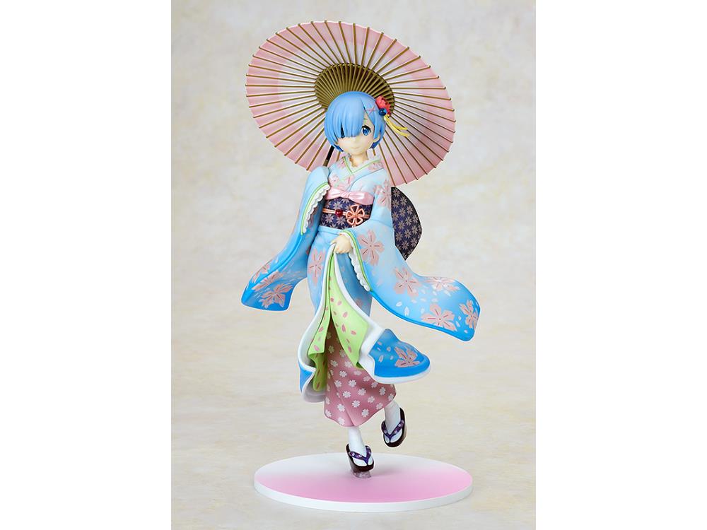 Re:Zero Starting Life in Another World Rem (Ukiyo-e Cherry Blossom Ver.) 1/8 Scale Figure Gallery Image 3