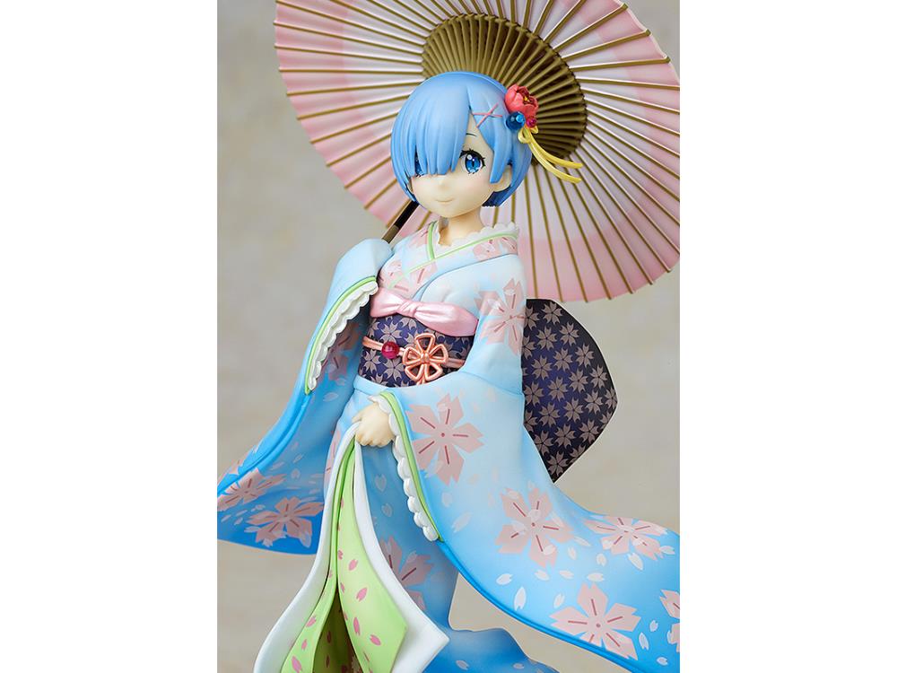 Re:Zero Starting Life in Another World Rem (Ukiyo-e Cherry Blossom Ver.) 1/8 Scale Figure Gallery Image 12
