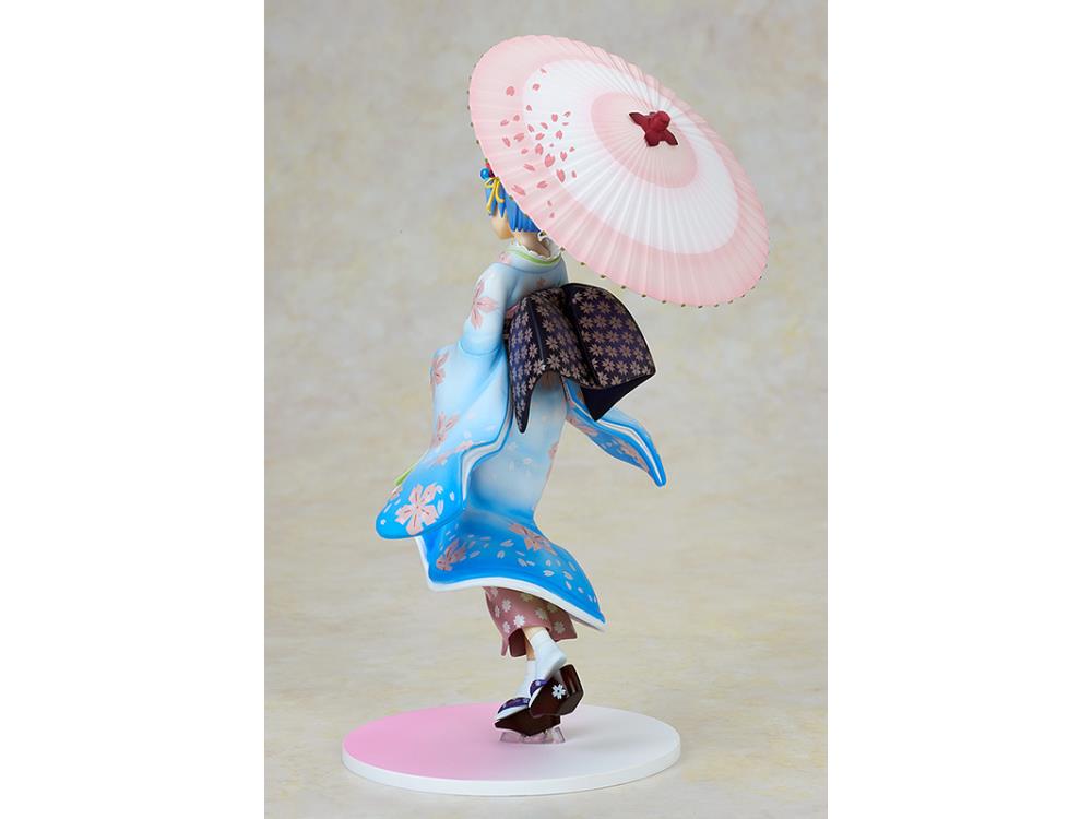 Re:Zero Starting Life in Another World Rem (Ukiyo-e Cherry Blossom Ver.) 1/8 Scale Figure Gallery Image 6