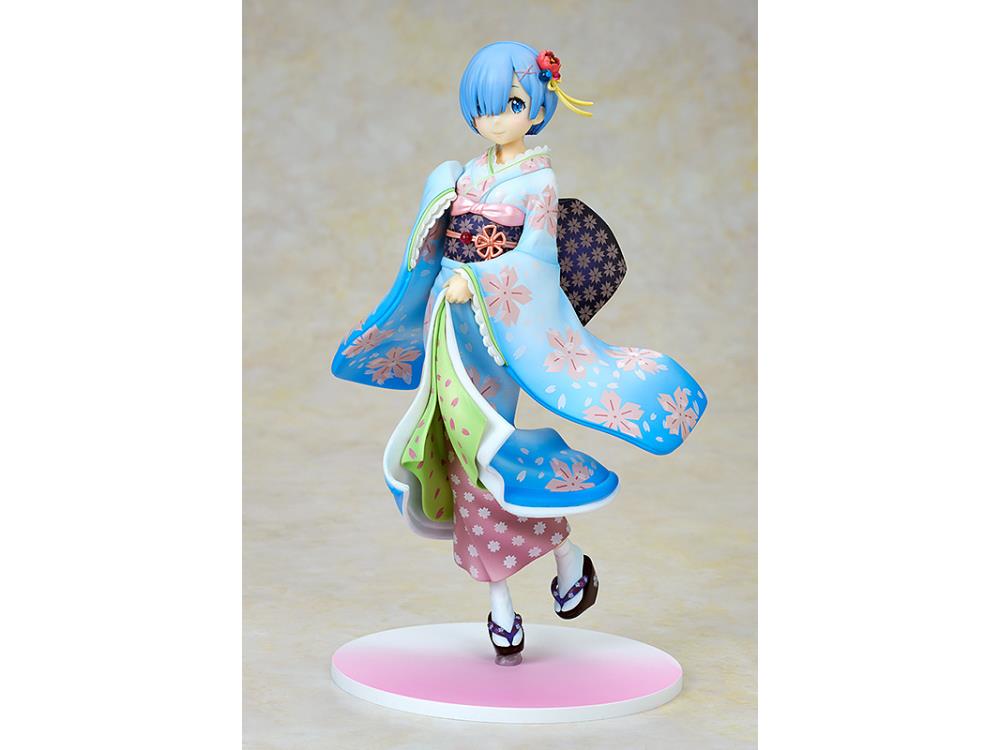 Re:Zero Starting Life in Another World Rem (Ukiyo-e Cherry Blossom Ver.) 1/8 Scale Figure Gallery Image 9