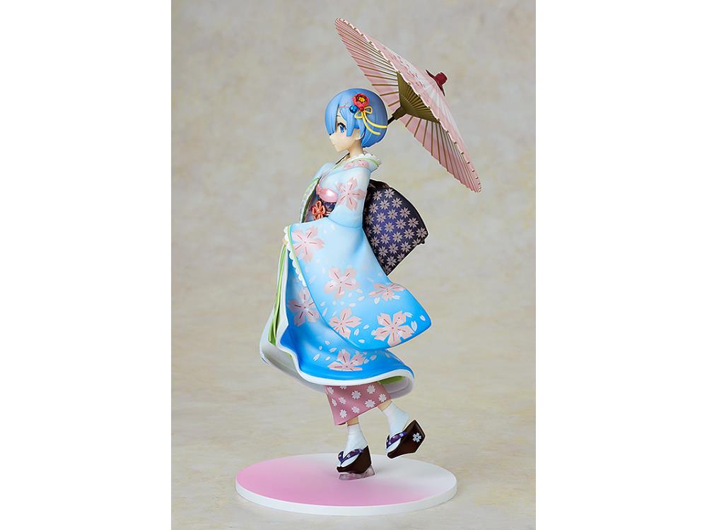Re:Zero Starting Life in Another World Rem (Ukiyo-e Cherry Blossom Ver.) 1/8 Scale Figure Gallery Image 5