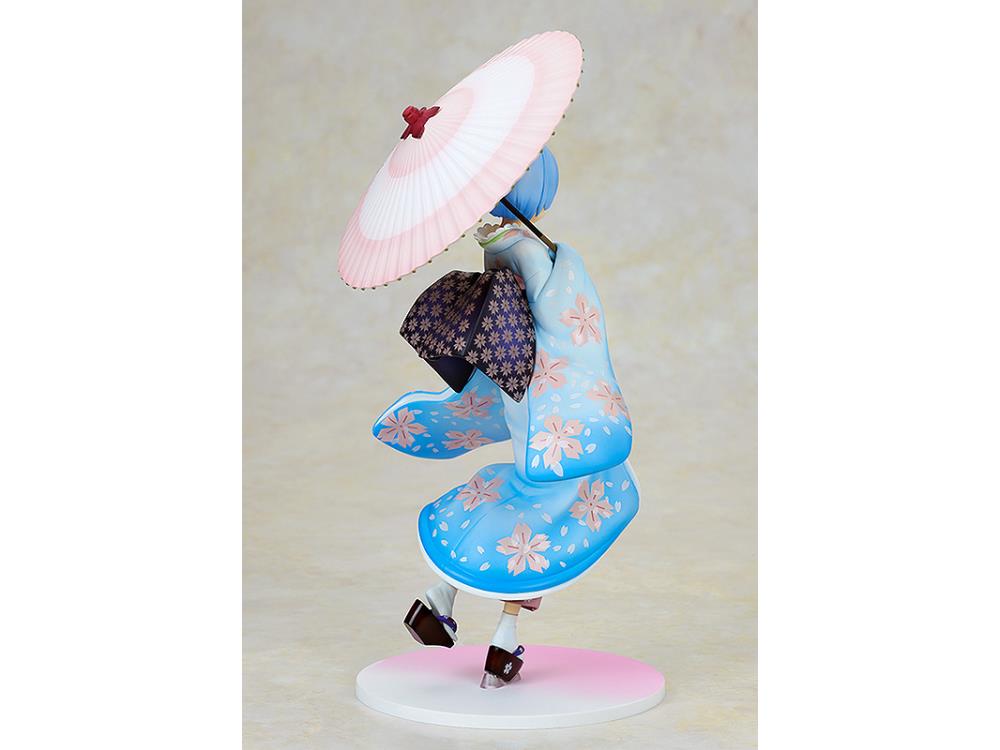Re:Zero Starting Life in Another World Rem (Ukiyo-e Cherry Blossom Ver.) 1/8 Scale Figure Gallery Image 7