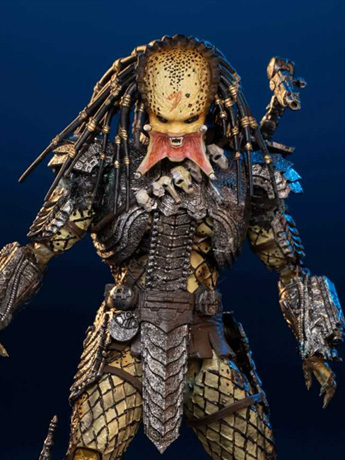 Alien vs. Predator Unmasked Scar Predator 1:18 Scale PX Previews Exclusive Action Figure Gallery Image 2