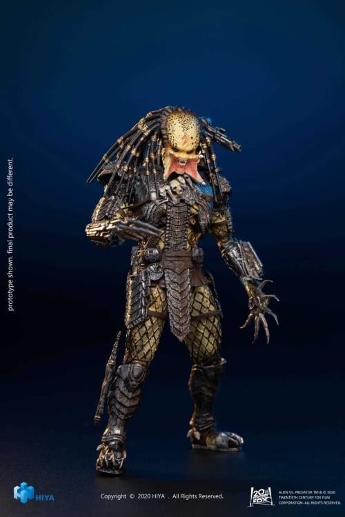 Alien vs. Predator Unmasked Scar Predator 1:18 Scale PX Previews Exclusive Action Figure Gallery Image 6