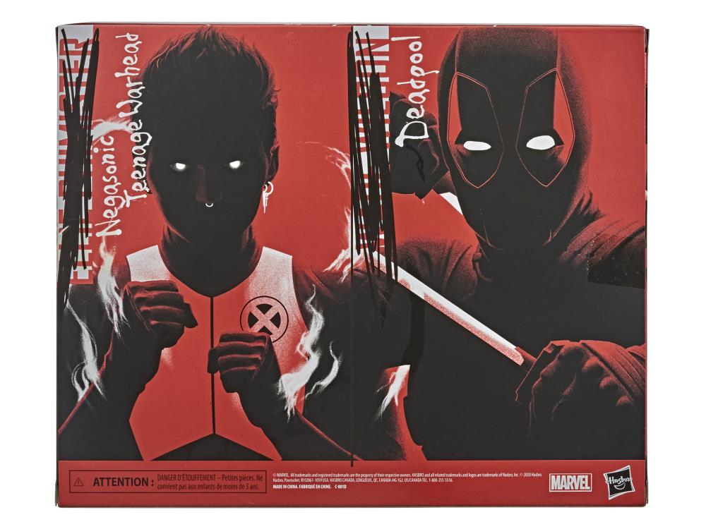 X-Men 20th Anniversary Marvel Legends Deadpool & Negasonic Teenage Warhead Action Figure Two-Pack Gallery Image 12