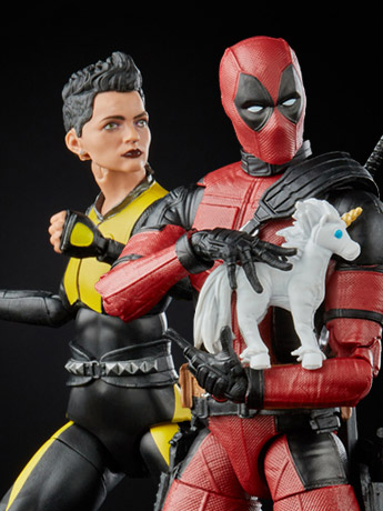 X-Men 20th Anniversary Marvel Legends Deadpool & Negasonic Teenage Warhead Action Figure Two-Pack Gallery Image 2