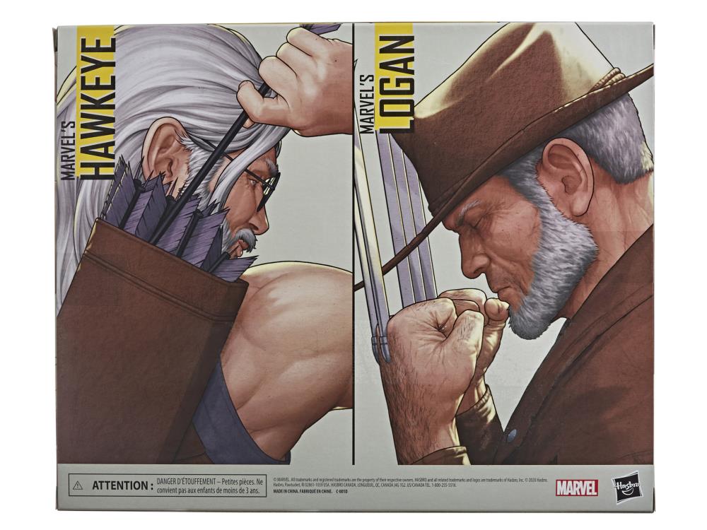 X-Men 20th Anniversary Marvel Legends Old Man Logan & Hawkeye Action Figure Two-Pack Gallery Image 13