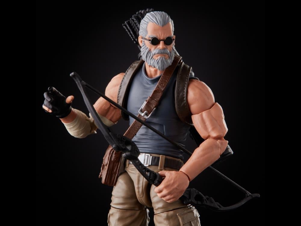 X-Men 20th Anniversary Marvel Legends Old Man Logan & Hawkeye Action Figure Two-Pack Gallery Image 6