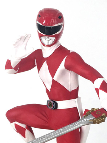 Mighty Morphin Power Rangers Red Ranger 1/8 Scale Statue Gallery Image 2
