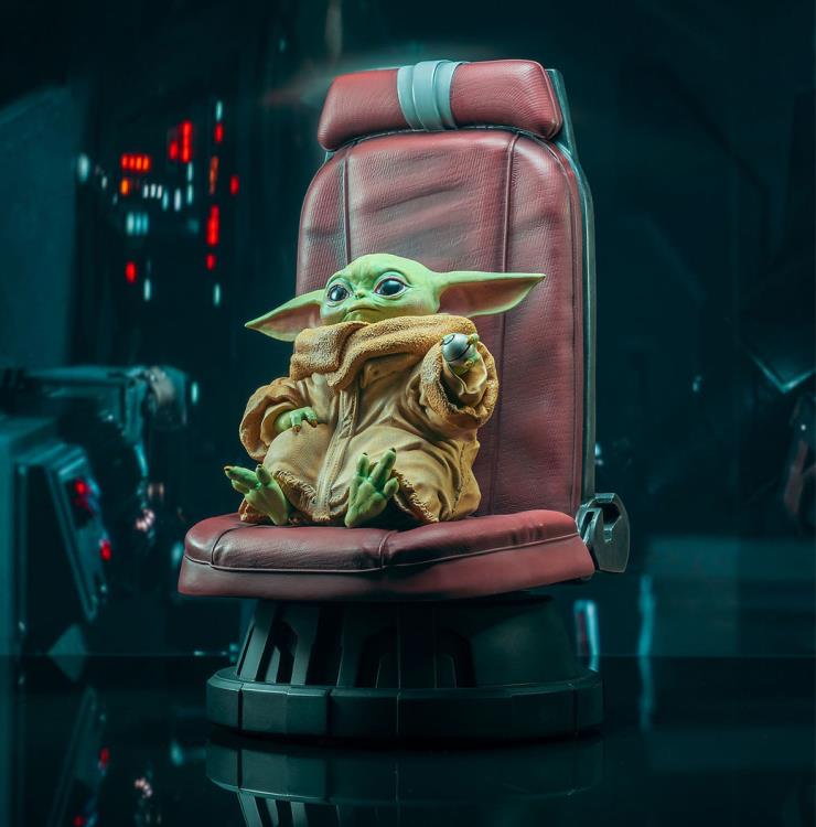 Star Wars The Mandalorian The Child In Chair 1/2 Scale Statue Gallery Image 5