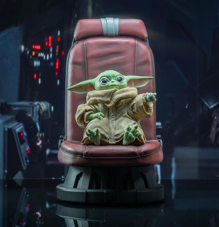 Star Wars The Mandalorian The Child In Chair 1/2 Scale Statue Gallery Image 3