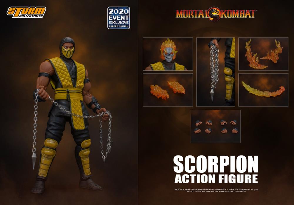 Mortal Kombat VS Series Scorpion 1/12 Scale SDCC 2020 Exclusive Figure Gallery Image 17