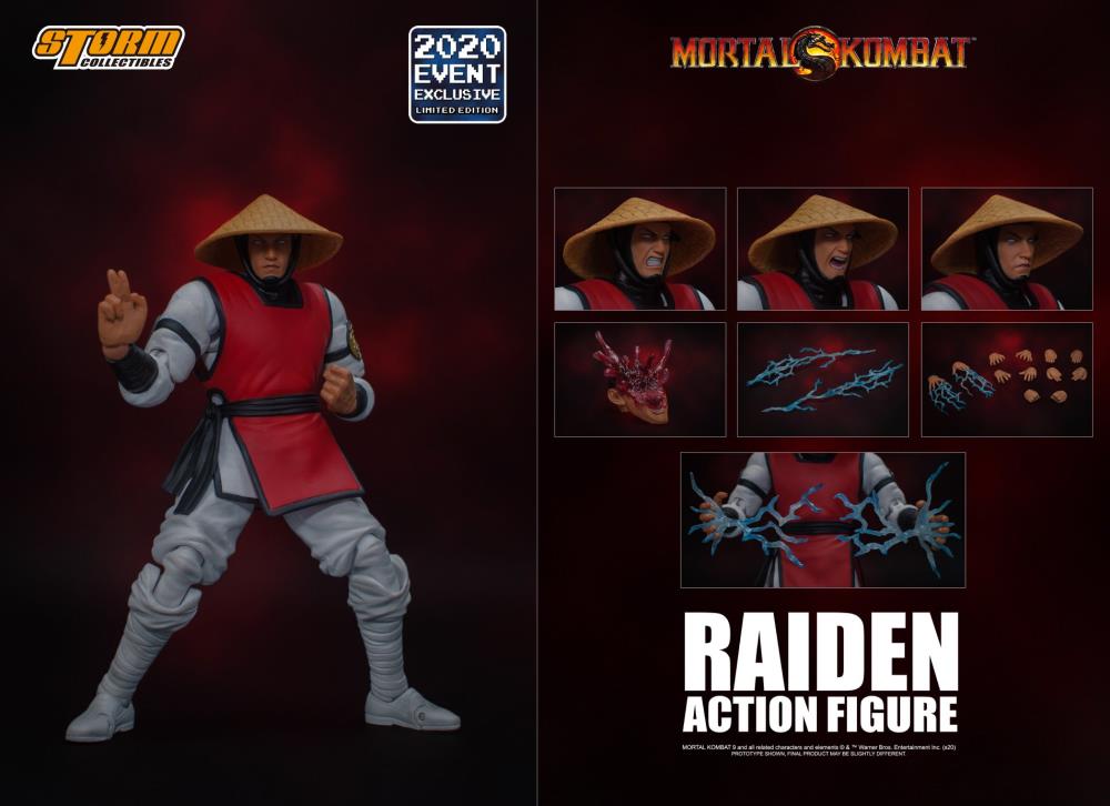 Mortal Kombat VS Series Raiden 1/12 Scale SDCC 2020 Exclusive Figure Gallery Image 3