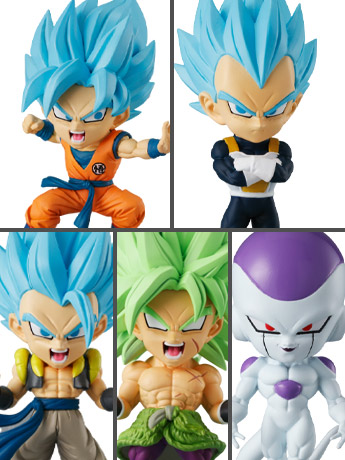 Dragon Ball Chibi Masters Set of 5 Figures Gallery Image 2