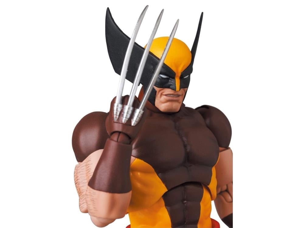 MARVEL MAFEX 138 Wolverine フィギュア X-MEN Wolverine MAFEX No.138 Brown Suit COMIC Ver Action Figure CT