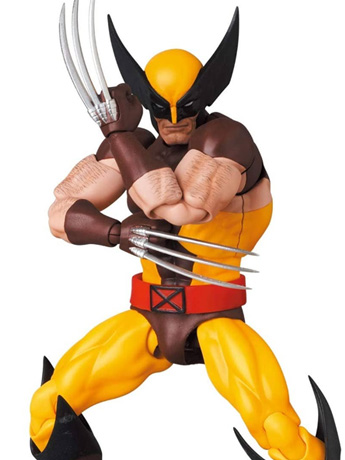 Marvel MAFEX No.138 Wolverine (Brown Costume) Action Figure Gallery Image 2