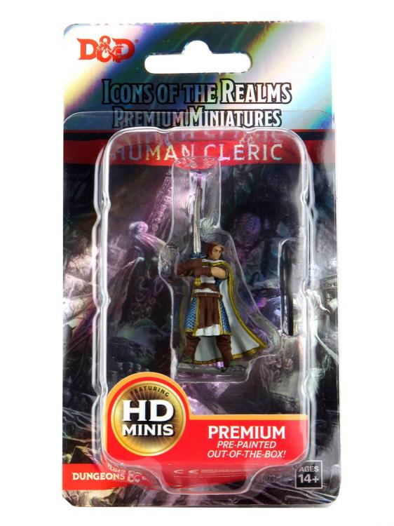 Dungeons & Dragons Icons of the Realms Human Cleric (Male) Premium Painted Figure Gallery Image 4