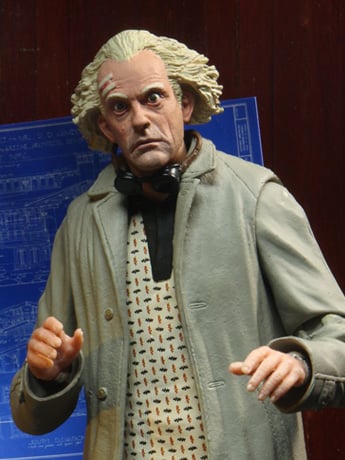 Back to the Future Ultimate Doc Brown Action Figure Gallery Image 2