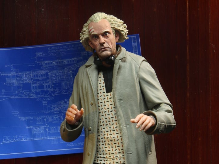Back to the Future Ultimate Doc Brown Action Figure Gallery Image 1