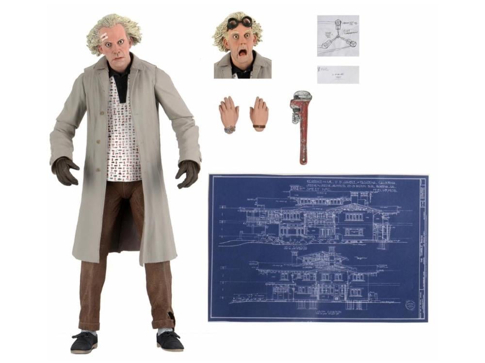 Back to the Future Ultimate Doc Brown Action Figure Gallery Image 3