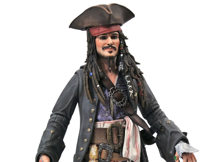 Pirates of the Caribbean Jack Sparrow Deluxe Figure Gallery Image 1