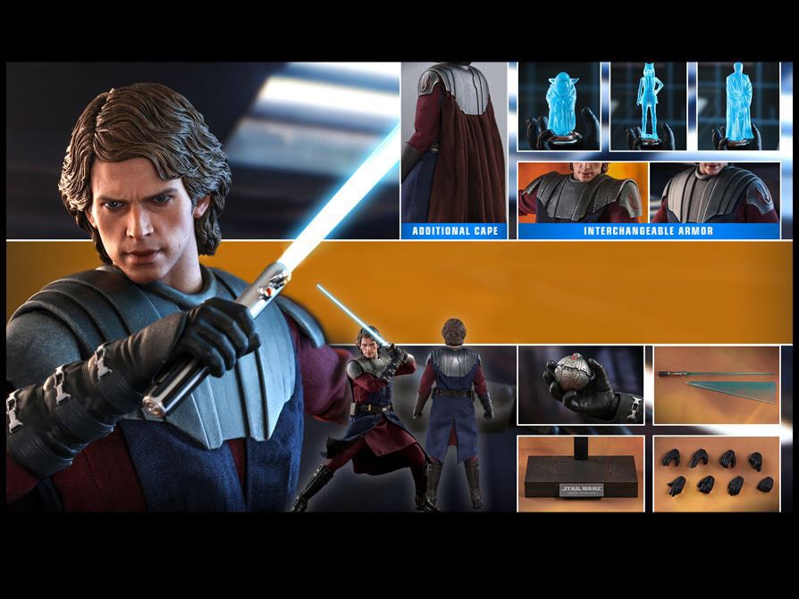 Star Wars: The Clone Wars TMS019 Anakin Skywalker 1/6 Scale Figure Gallery Image 13
