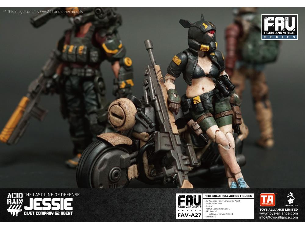 Acid Rain FAV-A27 Civet Company G2 Agent Jessie Action Figure Gallery Image 5